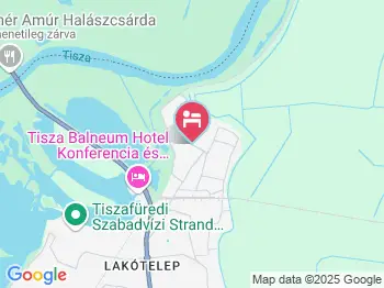 Puszta Vendégházak Tiszafüred a térképen