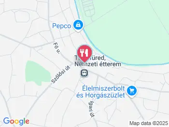 Skorpió Kisvendéglő Tiszafüred a térképen