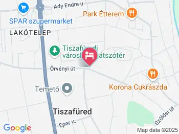 Szelíd Tisza Vályog Vendégház Tiszafüred a térképen