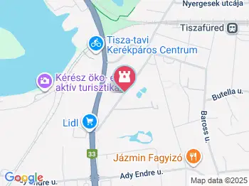 Thermal Strand- és Gyógyfürdő Tiszafüred a térképen