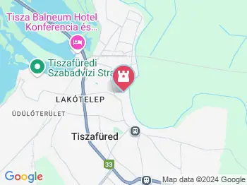 Tisza-tavi Kerékpáros Centrum Tiszafüred a térképen