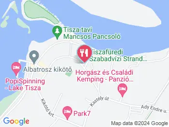 Tisza-tavi Lángossütő Tiszafüred a térképen