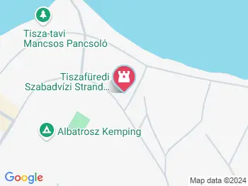 Tiszafüredi szabadstrand Tiszafüred a térképen