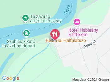 HelloHal Halfalatozó Tiszafüred - Tiszaörvény a térképen