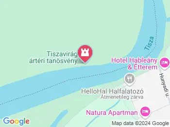 Tiszavirág Ártéri Sétaút Tiszafüred a térképen