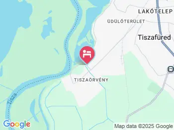 Vidra Vendégház Tiszafüred a térképen