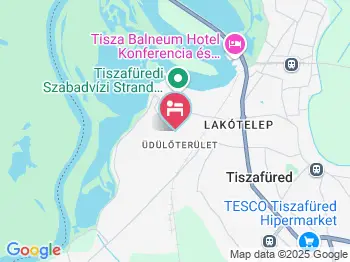 Winnettours Evezős Tábor és Szabadidő Központ Tiszafüred a térképen