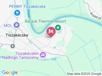 Parton Hotel Tiszakécske a térképen