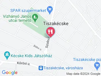Ász Pékség Tiszakécske a térképen