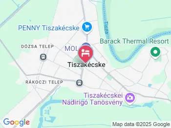 Barack Prémium Apartmanok Tiszakécske a térképen