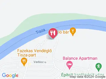 Blényó Terasz Tiszakécske a térképen