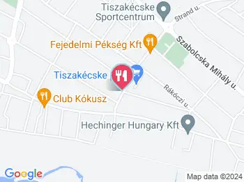 Fejedelmi Pékség Drive Tiszakécske a térképen