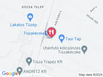 Florenzo Fagylaltozó Tiszakécske a térképen