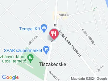 Fresh Corner Tiszakécske a térképen