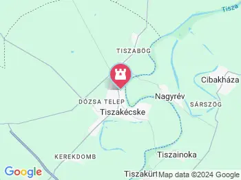 Miskó István sétány Tiszakécske a térképen