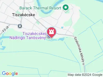 Nádirigó tanösvény Tiszakécske a térképen