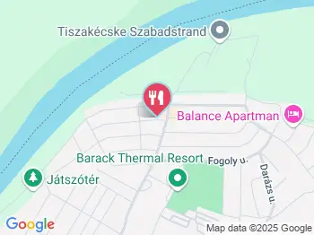 Tisza-parti Fazekas Vendéglő Tiszakécske a térképen