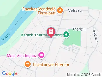 Tisza-parti Kisvasút Tiszakécske a térképen