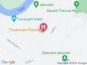Tiszakanyar Étterem Tiszakécske a térképen