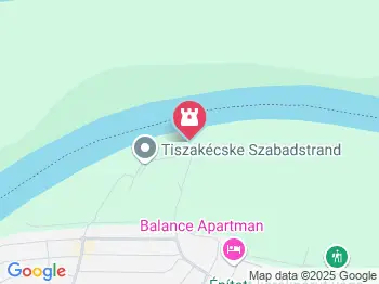Tiszakécske szabadstrand Tiszakécske a térképen