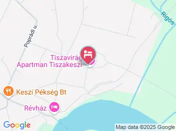 Tiszavirág Apartman Tiszakeszi a térképen