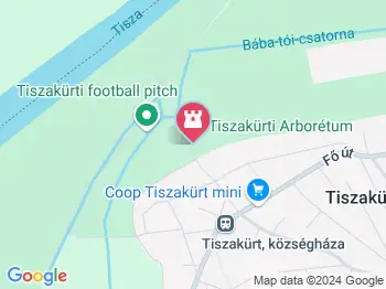 Tiszakürti Arborétum Tiszakürt a térképen