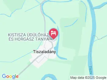 Kis-tisza Üdülőház és Horgásztanya Tiszaladány a térképen