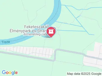 Feketeszakáll Élménypark Tiszalök a térképen