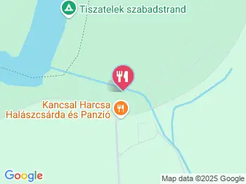 Kancsal Harcsa Halászcsárda Tiszatelek a térképen