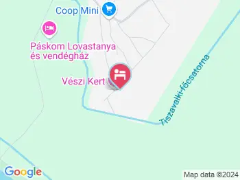 Vészi-kert Vendégházak Tiszavalk a térképen