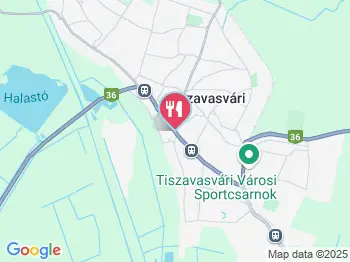 Amazon Étterem Tiszavasvári a térképen