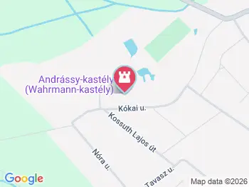 Andrássy-kastély Tóalmás a térképen