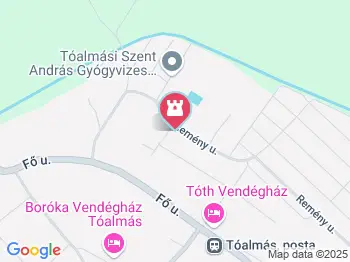 Szent András Gyógyvizes Strand Tóalmás a térképen