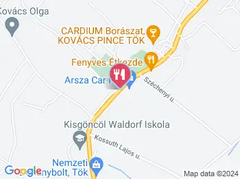 Doki Grill Terasz Tök a térképen