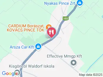 Patkó Csárda Tök a térképen