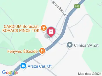 Töki pincesor Tök a térképen