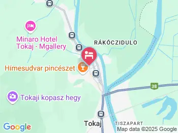 Böne Vendégház & Borozó Tokaj a térképen