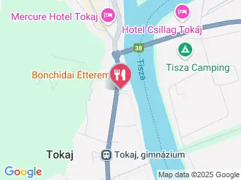 Gólyafészek Étterem és Pizzéria Tokaj a térképen