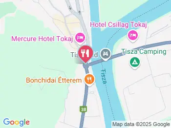 Hídfő Büfé Tokaj a térképen