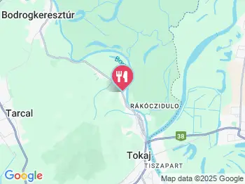 Horgony Étterem és Kávézó Tokaj a térképen