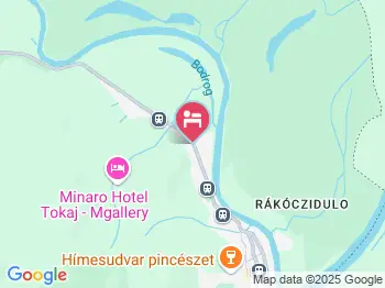 Hotel Kelep Tokaj a térképen