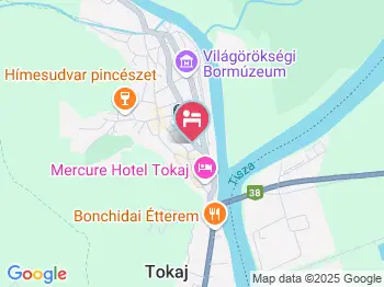 Kata Apartman Tokaj a térképen