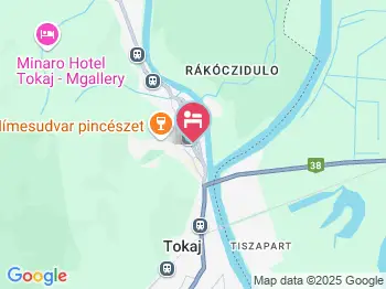 Nefelejcs Vendégház Tokaj a térképen