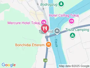 Retro Borház Tokaj a térképen