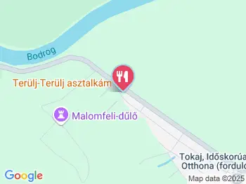 Terülj-Terülj Asztalkám Tokaj a térképen