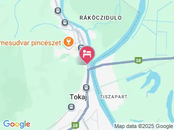 Tokaj Hotel Tokaj a térképen