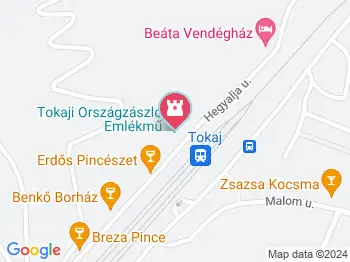 Tokaji Országzászló Emlékmű Tokaj a térképen