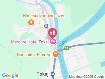 Toldi Fogadó étterme Tokaj a térképen