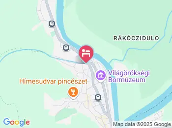 Torkolat Panzió Tokaj a térképen