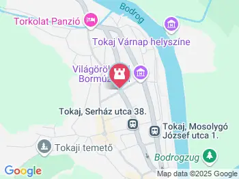 Világörökségi Bormúzeum Tokaj a térképen